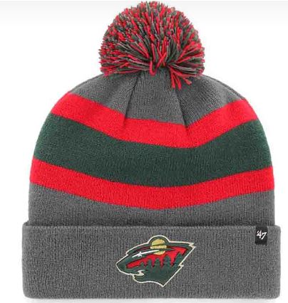NHL Minnesota Wild Breakaway &#39;47 CUFF KNIT PomPom