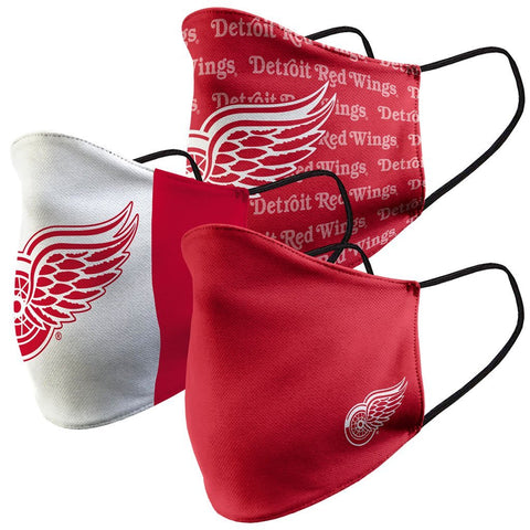 Detroit Red Wings Masken 3er Pack
