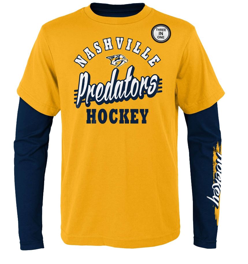 Kinder NHL Nashville Predators &quot;Two Man Advantage Combo&quot;-Shirt (1x 176)