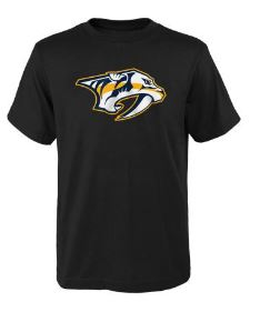 Kinder NHL Nashville Predators Primary Logo T-Shirt - Black