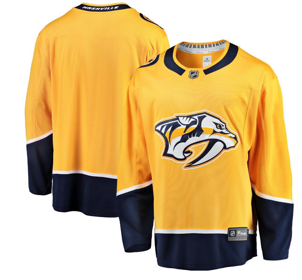 NHL Nashville Predators - Breakaway Home Premier Jersey - Neutral Yellow