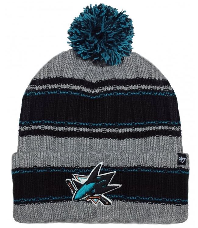 NHL San Jose Sharks Rexford &#39;47 CUFF KNIT PomPom