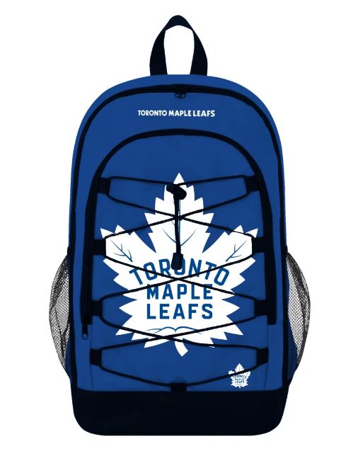 NHL Toronto Maple Leafs Bungee Backpack Blue