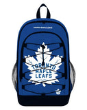 NHL Toronto Maple Leafs Bungee Backpack Blue