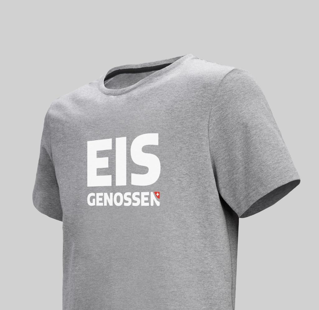 Eisgenossen - Tee Shirt Uni Grau