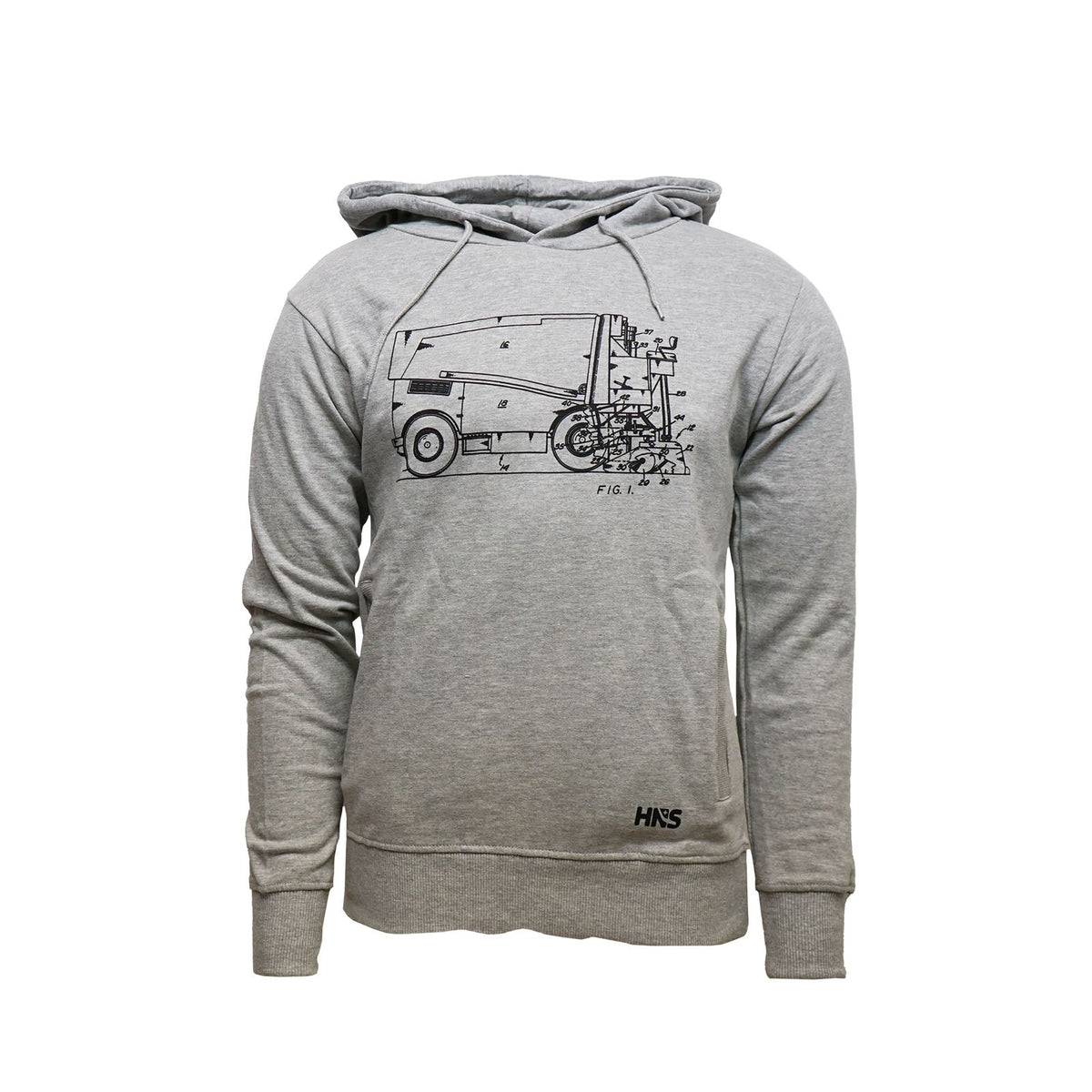 Zamboni Hoodie HNS - Grau .........  (1x Grösse S)