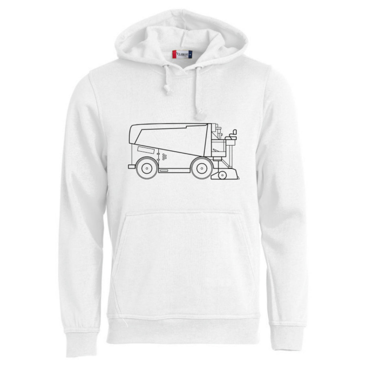 Zamboni Hoodie Ballers - weiss